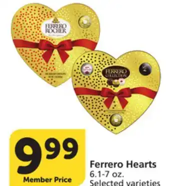 Vons Ferrero Hearts offer