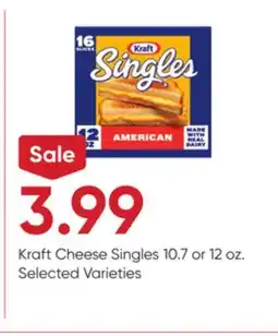 Stater Bros Kraft Cheese Singles offer