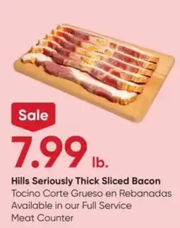 Stater Bros Hills Seriously Thick Sliced Bacon offer