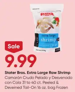 Stater Bros Stater Bros. Extra Large Raw Shrimp offer