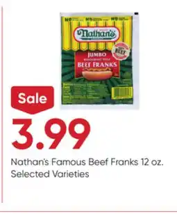 Stater Bros Nathan's Famous Beef Franks offer