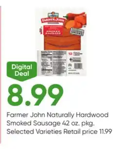 Stater Bros Farmer John Naturally Hardwood Smoked Sausage offer