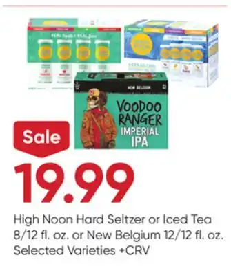 Stater Bros High Noon Hard Seltzer or Iced Tea 8/12 fl. oz. or New Belgium 12/12 fl. oz offer