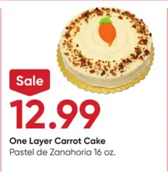 Stater Bros One Layer Carrot Cake offer