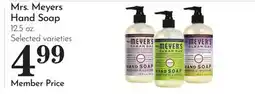 Pavilions Mrs. Meyers Hand Soap offer