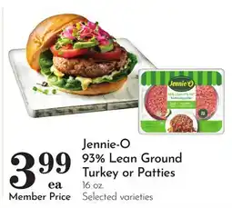 Pavilions Jennie-O 93% Lean Ground Turkey or Patties offer