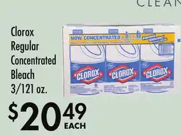 Smart & Final Clorox Regular Concentrated Bleach offer