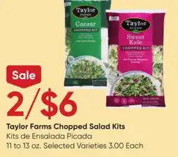 Stater Bros Taylor Farms Chopped Salad Kits offer