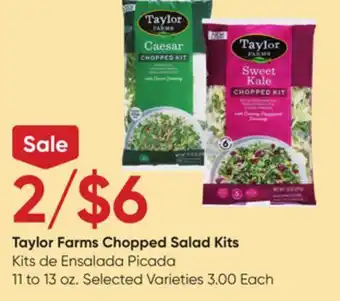 Stater Bros Taylor Farms Chopped Salad Kits offer