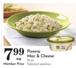 Pavilions Panera Mac & Cheese offer