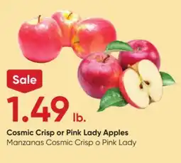 Stater Bros Cosmic Crisp or Pink Lady Apples offer