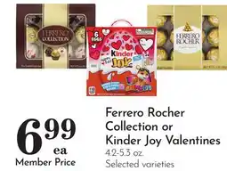 Pavilions Ferrero Rocher Collection or Kinder Joy Valentines offer