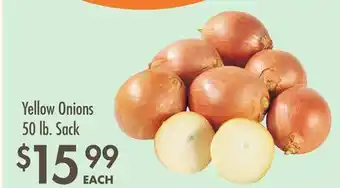 Smart & Final Yellow Onions offer