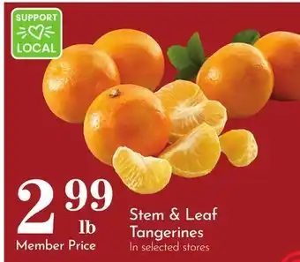 Pavilions Stem & Leaf Tangerines offer