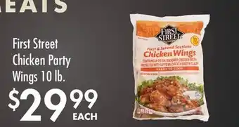 Smart & Final First Street Chicken Party Wings offer