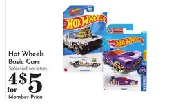 Pavilions Hot Wheels Basic Cars offer