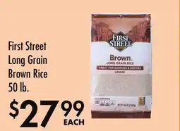 Smart & Final First Street Long Grain Brown Rice offer