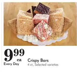 Pavilions Crispy Bars offer