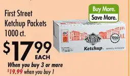 Smart & Final First Street Ketchup Packets offer