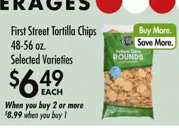 Smart & Final First Street Tortilla Chips offer