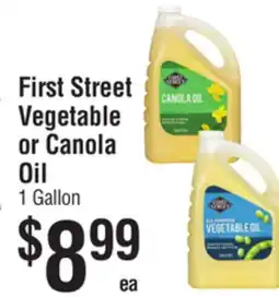 Smart & Final First Street Vegetable or Canola Oil offer