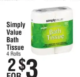 Smart & Final Simply Value Bath Tissue offer