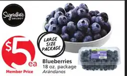 Albertsons Blueberries offer