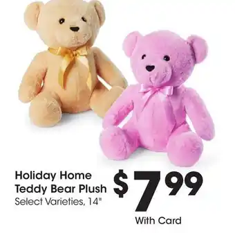 Ralphs Holiday Home Teddy Bear Plush offer