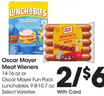 Ralphs Oscar Mayer Meat Wieners offer