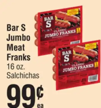 Smart & Final Bar S Jumbo Meat Franks offer