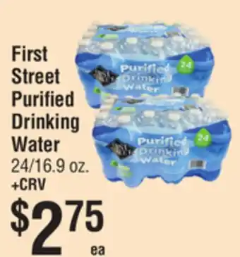 Smart & Final First Street Purified Drinking Water offer