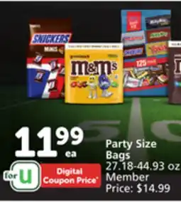 Albertsons Party Size Bags offer