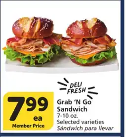 Albertsons Grab'N Go Sandwich offer