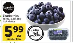 Albertsons Blueberries offer