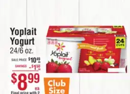 Smart & Final Yoplait Yogurt offer