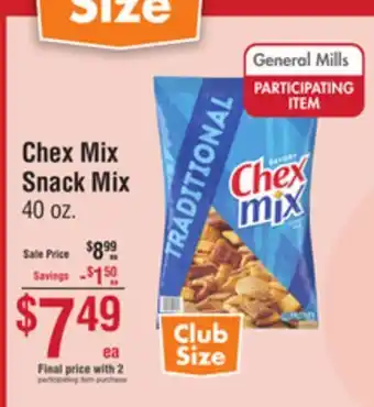 Smart & Final Chex Mix Snack Mix offer