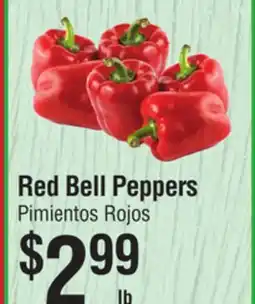 Smart & Final Red Bell Peppers offer