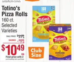 Smart & Final Totino's Pizza Rolls offer