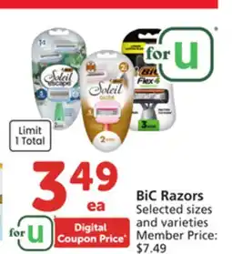 Albertsons BiC Razors offer