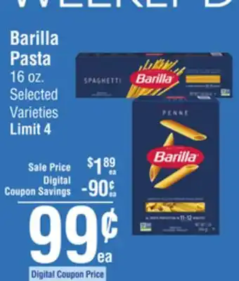 Smart & Final Barilla Pasta offer