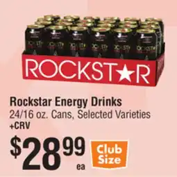 Smart & Final Rockstar Energy Drinks offer