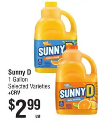 Smart & Final Sunny D offer