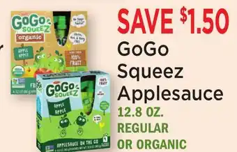 Heinen's GoGo Squeez Applesauce offer