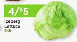 Heinen's Iceberg Lettuce offer