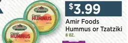 Heinen's Amir Foods Hummus or Tzatziki offer