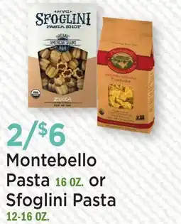 Heinen's Montebello Pasta 16 OZ. or Sfoglini Pasta 12-16 OZ offer