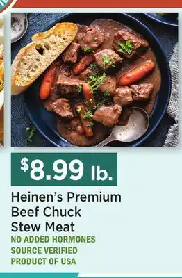 Heinen's Heinen's Premium Beef Chuck Stew Meat offer