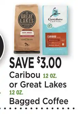 Heinen's Caribou 12 OZ. or Great Lakes 12 OZ. Bagged Coffee offer