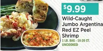 Heinen's Wild-Caught Jumbo Argentina Red EZ Peel Shrimp offer