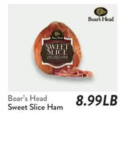 Fresh Thyme Boar's Head Sweet Slice Ham offer